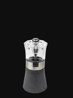 Outlet Oslo pepper mill, wood, stainless steel and acrylic, 12cm Pepper|Pepper Mills