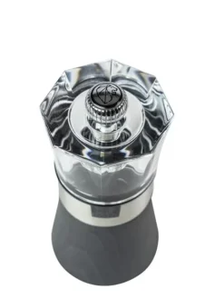 Outlet Oslo pepper mill, wood, stainless steel and acrylic, 12cm Pepper|Pepper Mills