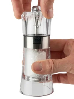 Hot Oslo Manual salt mill in acrylic 14 cm - 5,5in. Salt|Salt Mills