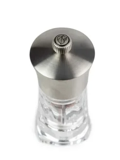 Outlet Ouessant Manual chilli grinder in stainless steel and acrylic, 14cm Speciality Spice Mills