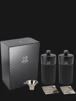 Store Pack Line Noir Mat Salt|Salt & Pepper Mill Sets