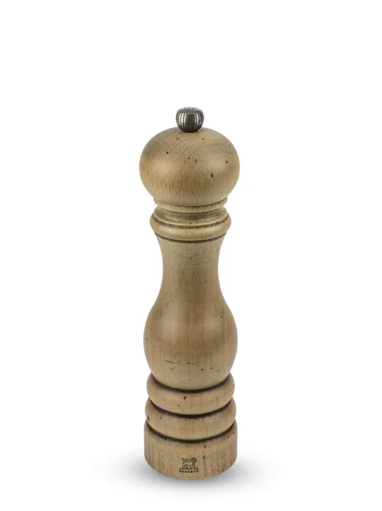 Cheap Paris antique Manual beech wood pepper mill with antique finish, 22cm Pepper|Pepper Mills