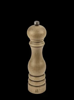 Flash Sale Paris antique Manual salt mill in beechwood with antique finish, 22cm Salt|Salt Mills