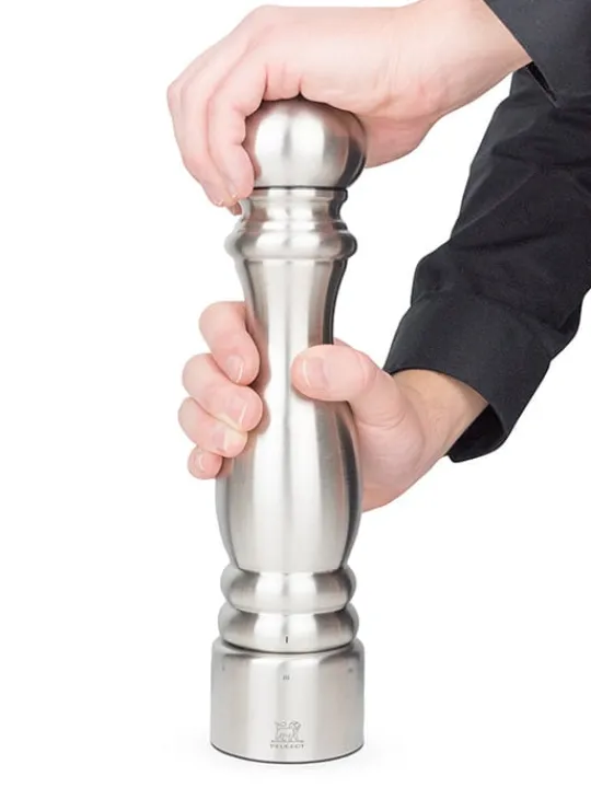 Cheap Paris chef U’select manual pepper mill in stainless steel, 30cm Pepper|Pepper Mills