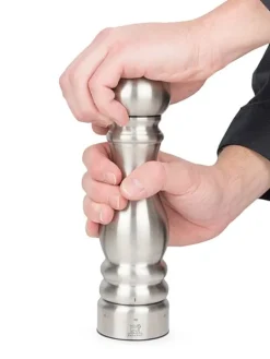 Sale Paris chef U’select manual salt mill in stainless steel, 22cm For The Foodie|Salt
