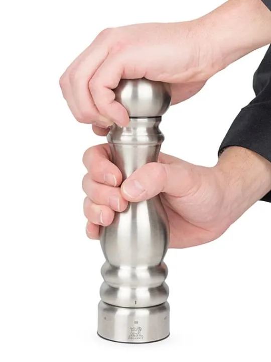 Sale Paris chef U’select manual salt mill in stainless steel, 22cm For The Foodie|Salt