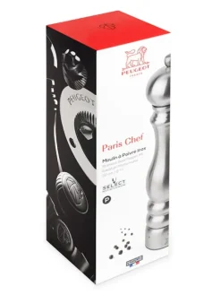 Flash Sale Paris chef U’select manual pepper mill in stainless steel, 22cm For The Foodie|Pepper