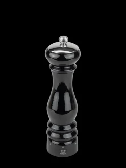 Best Paris icône u'select wooden manual salt mill with a black gloss finish, 22cm Salt|Salt Mills