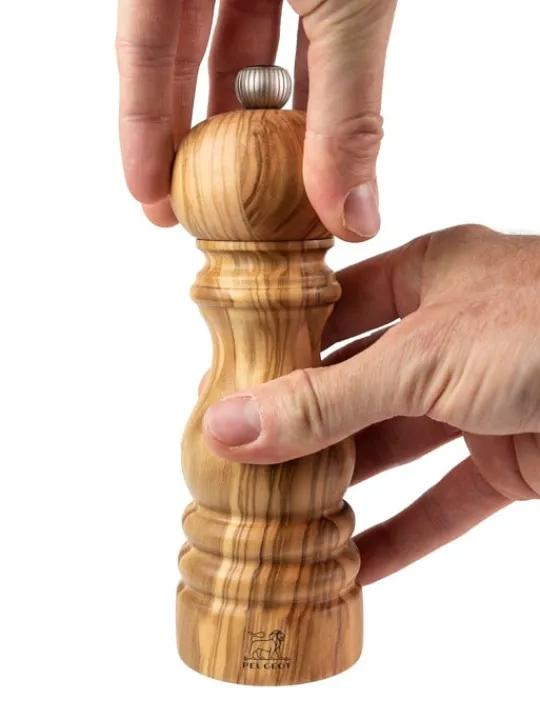 Outlet Paris Manual pepper mill in olive wood, 18cm Pepper|Pepper Mills