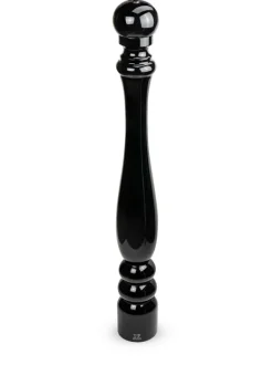 Shop Paris Manual wooden pepper mill with a black lacquered finish, 80cm Pepper|Pepper Mills
