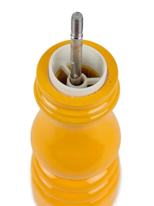 Fashion Paris Manual wooden salt mill in saffron gloss, 18cm Salt|Salt Mills