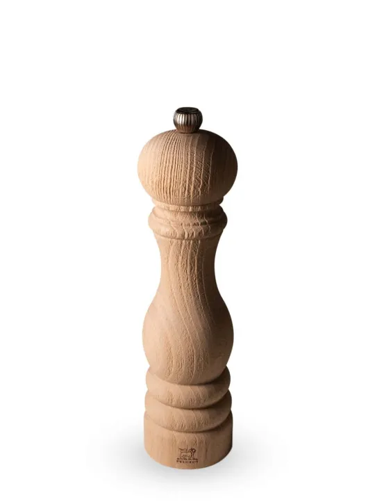 Best Sale Paris Manual wooden pepper mill with fair trade pepper, 22cm Pepper|Pepper Mills