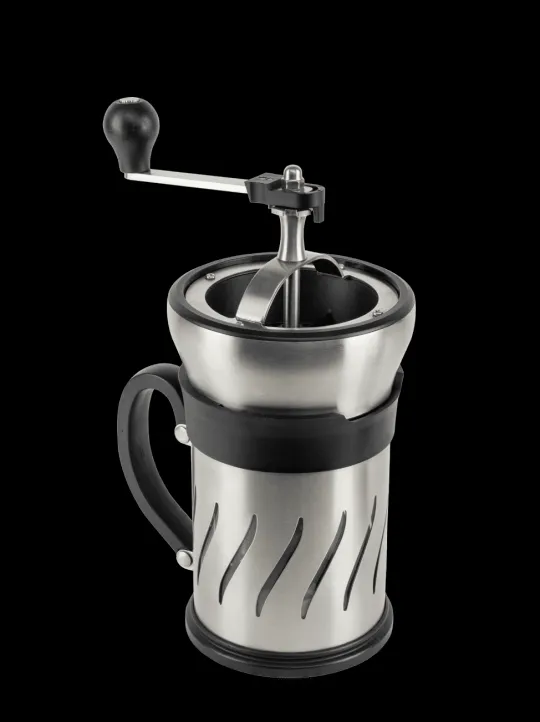 New Paris press Two-in-one coffee mill and cafetière, 15cm For The Host With The Most|Manual Coffee Mills