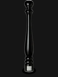 Fashion Paris prestige Manual wooden pepper mill with a black lacquer finish, 1.1m Pepper|Pepper Mills