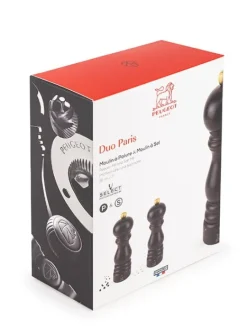 Store Paris u'select Duo of u’select manual salt and pepper mills in beechwood, 18cm Salt|Salt & Pepper Mill Sets