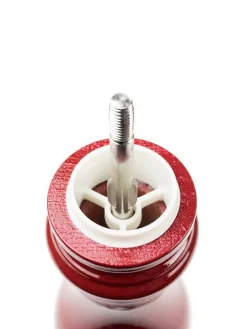 Shop Paris u'select Manual wooden salt mill in passion red gloss, u'select, 18cm - 7in For The Foodie|Salt