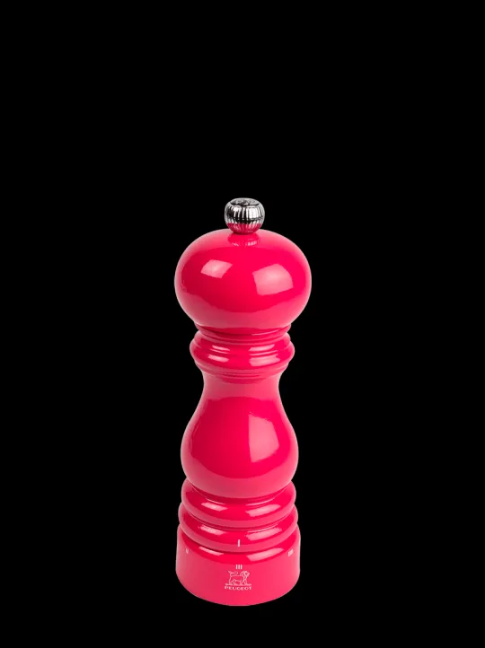 New Paris u'select U'select manual wooden pepper mill in candy pink gloss, 18cm - 7in For The Foodie|Pepper