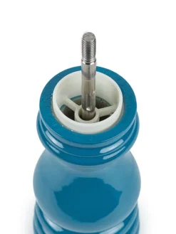 Best Sale Paris u'select U'select manual wooden salt mill in pacific blue gloss, 18cm - 7in For The Foodie|Salt