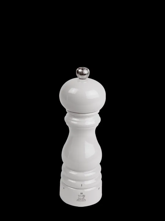 Hot Paris u'select U'select manual wooden salt mill in pearl grey gloss, 18cm - 7in For The Foodie|Salt