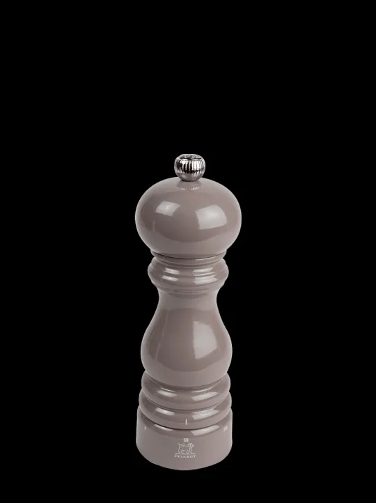 Discount Paris u'select U'select manual wooden pepper mill in taupe grey gloss, 18cm - 7in For The Foodie|Pepper