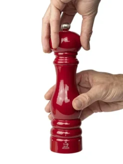 Best Paris u'select uselect manual wooden pepper mill in passion red gloss, 22cm Pepper|Pepper Mills