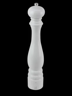 Fashion Paris u'select U’select manual wooden pepper mill in white gloss, 40cm Pepper|Pepper Mills