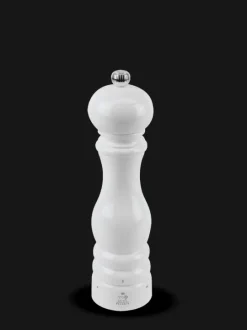 Clearance Paris u'select U’select wooden manual pepper mill with a white gloss finish, 22cm Pepper|Pepper Mills