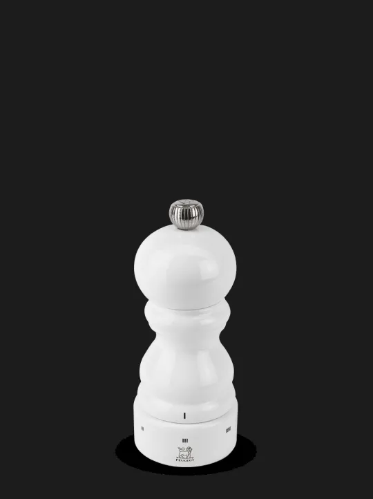 Best Sale Paris u'select U’select wooden manual salt mill in white gloss, 12cm Salt|Salt Mills