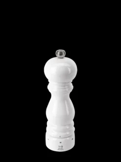 Sale Paris u'select U’select wooden manual salt mill with a white lacquer finish, 18cm Salt|Salt Mills