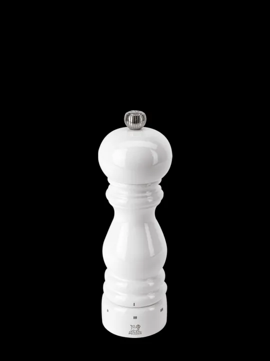 Sale Paris u'select U’select wooden manual salt mill with a white lacquer finish, 18cm Salt|Salt Mills
