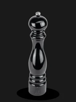 Store Paris u'select U’select wooden manual salt mill in black gloss, 30cm Salt|Salt Mills