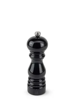 Cheap Paris u'select U’select wooden manual salt mill with a black lacquer finish, 18cm Salt|Salt Mills