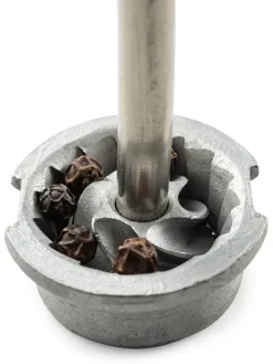 Best Paris u'select U’select wooden manual pepper mill with a black gloss finish, 12cm Pepper|Pepper Mills