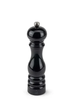 Cheap Paris u'select U’select wooden manual salt mill made with a black lacquer finish, 22cm Salt|Salt Mills