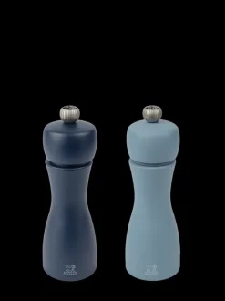 Fashion Tahiti bundle Set of 15cm wooden salt and pepper mills with spices Salt|Salt & Pepper Mill Sets