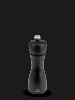 Cheap Tahiti Manual beech wood pepper mill in matt black, 15cm Pepper|Pepper Mills