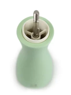 Hot Tahiti Manual beech wood salt mill in green, 15cm Salt|Salt Mills