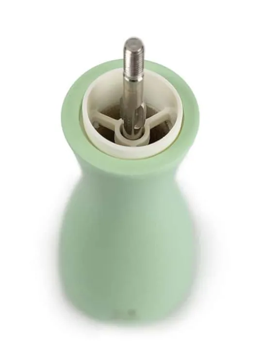 Hot Tahiti Manual beech wood salt mill in green, 15cm Salt|Salt Mills