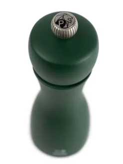 Sale Tahiti Manual beech wood pepper mill in moss green, 15cm - 5in Pepper|Pepper Mills