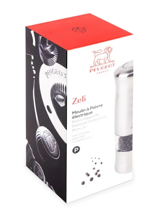 Clearance Zeli Electric pepper mill, 14cm Pepper|Pepper Mills